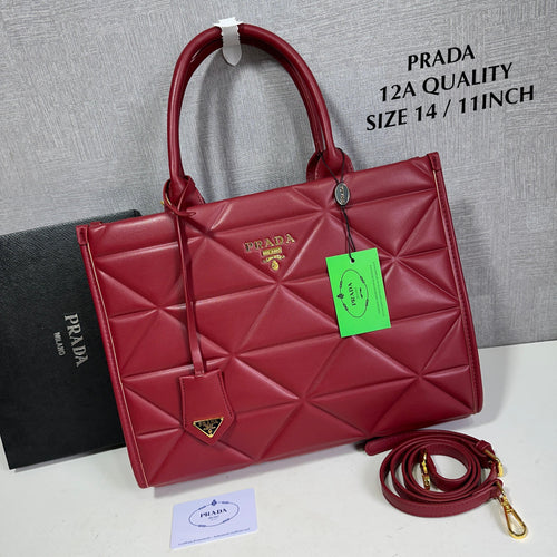 Prada Diamond Cut Tote Bag
