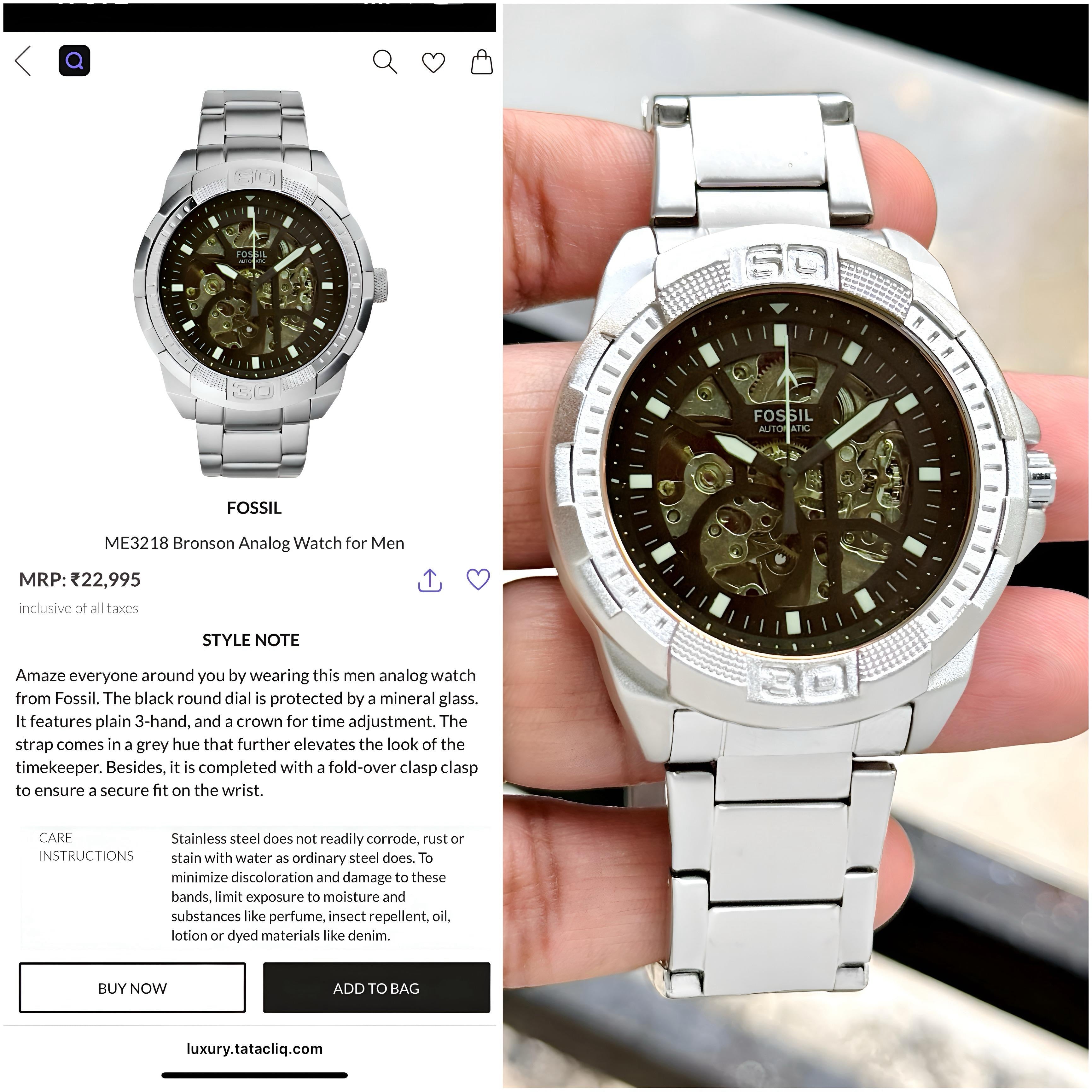 Fossil Bronson Automatic