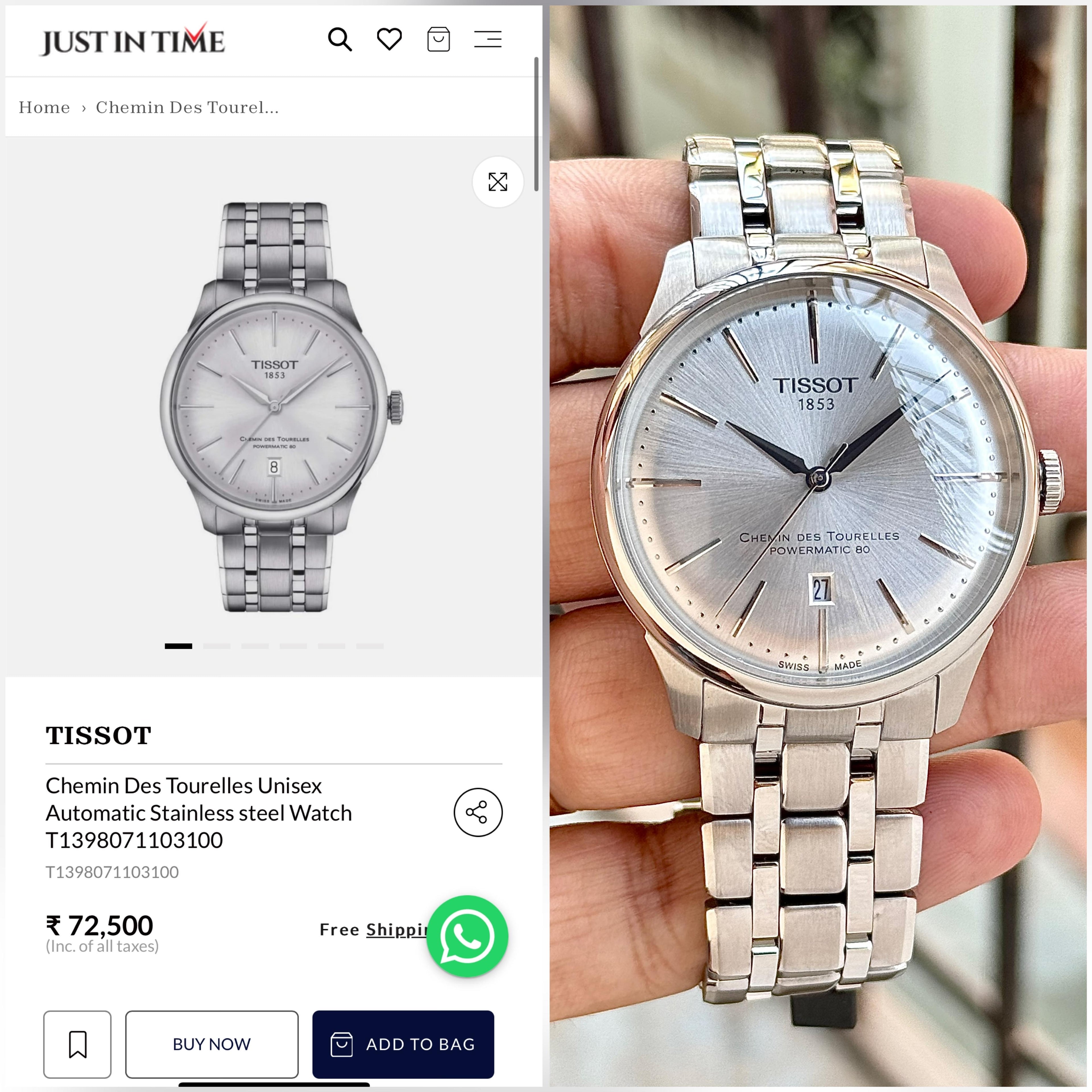 Tissot Chemin Des Tourelles Collection