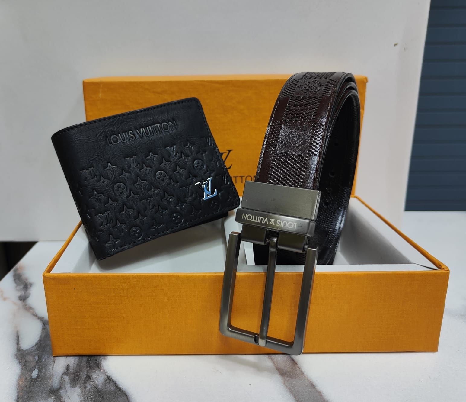 Louis Vuitton Wallet & Belt Combo