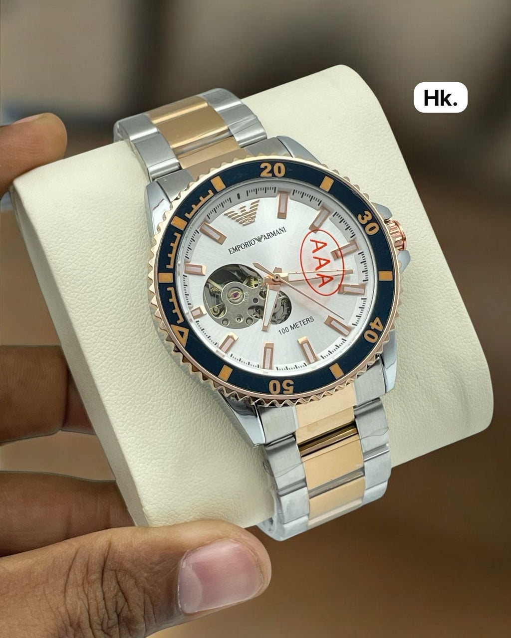 Emporio Armani Skeleton Dial Automatic Series