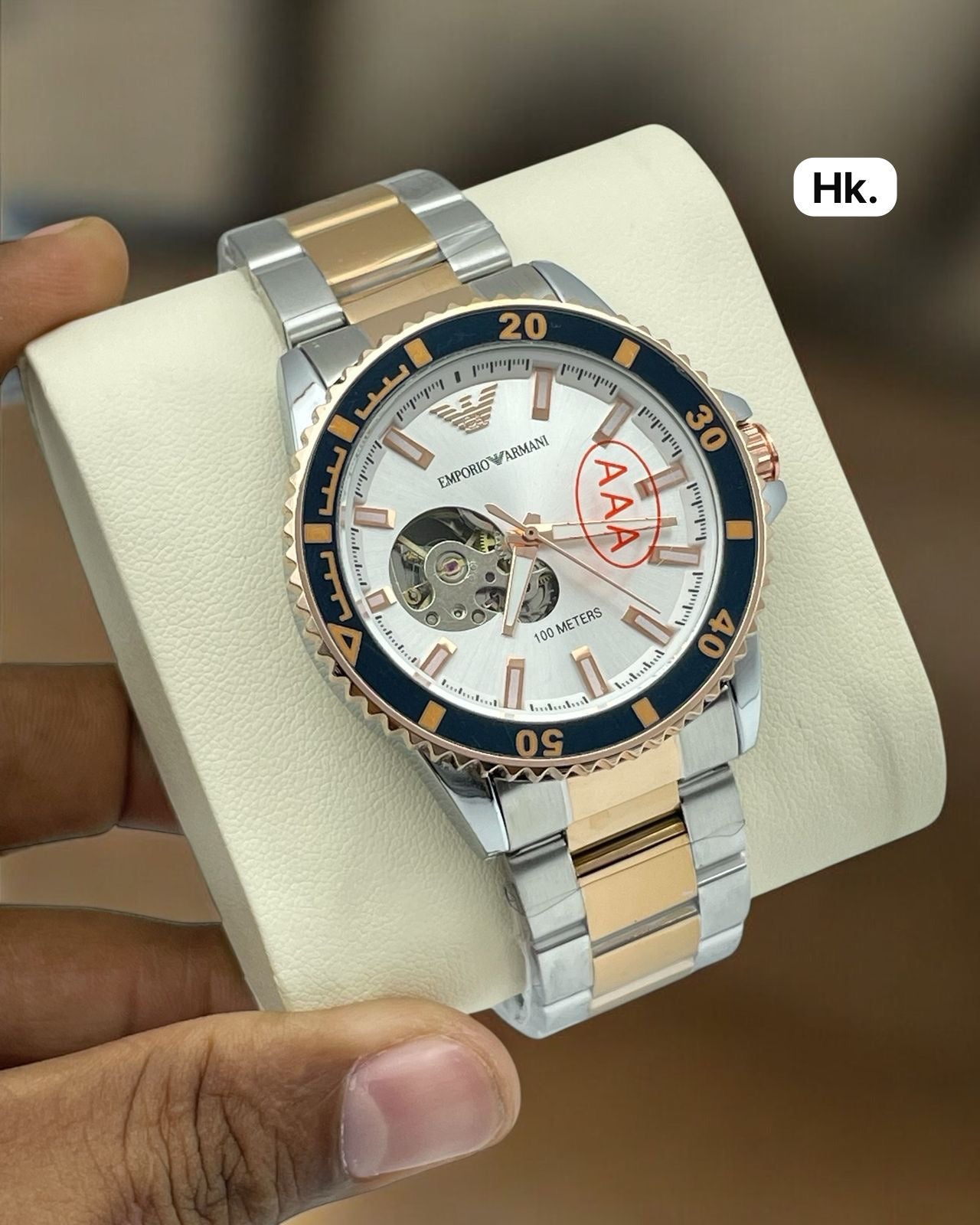 Emporio Armani Skeleton Dial Automatic Series