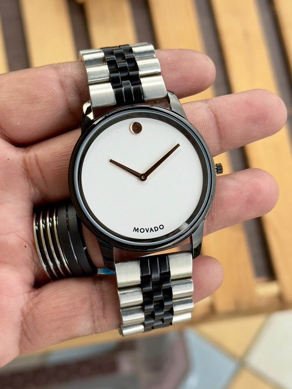 Movado Two-Tone Slim Edition