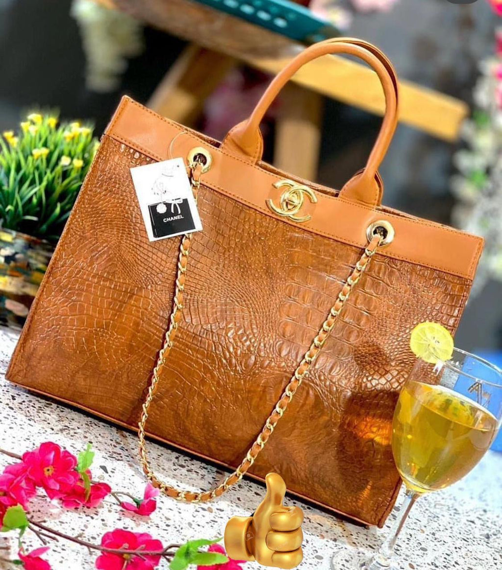 Chanel Croco Tote Bag