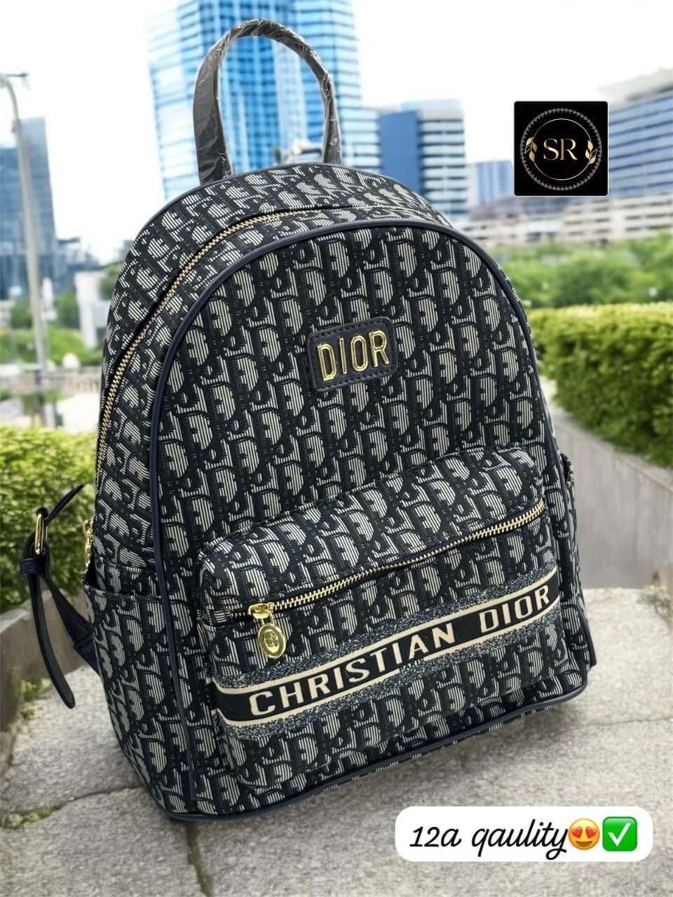 Christian Dior Canvas Backpack