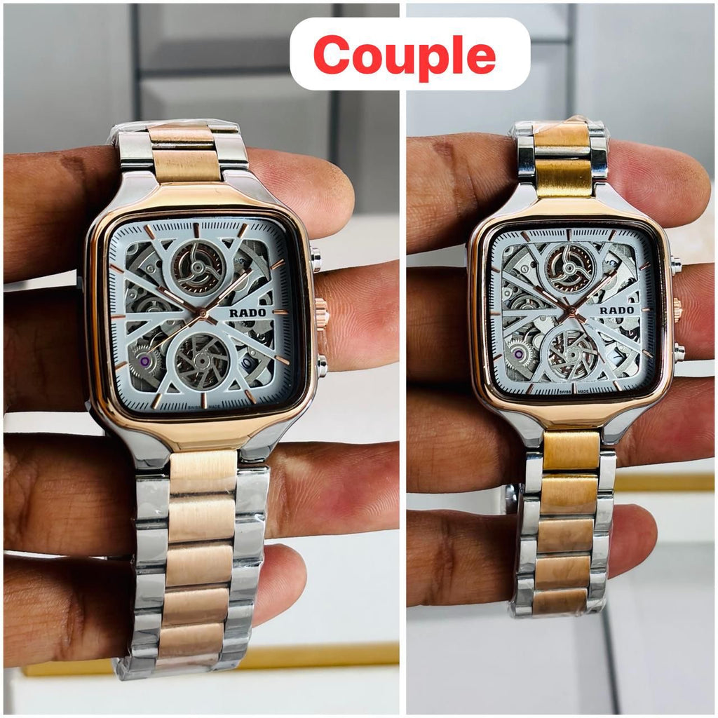 Rado True Square Open Heart Couple Watch