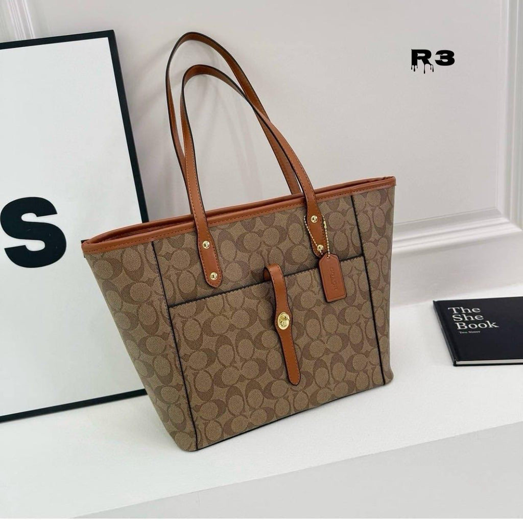 Coach Front Pocket Tote Bag