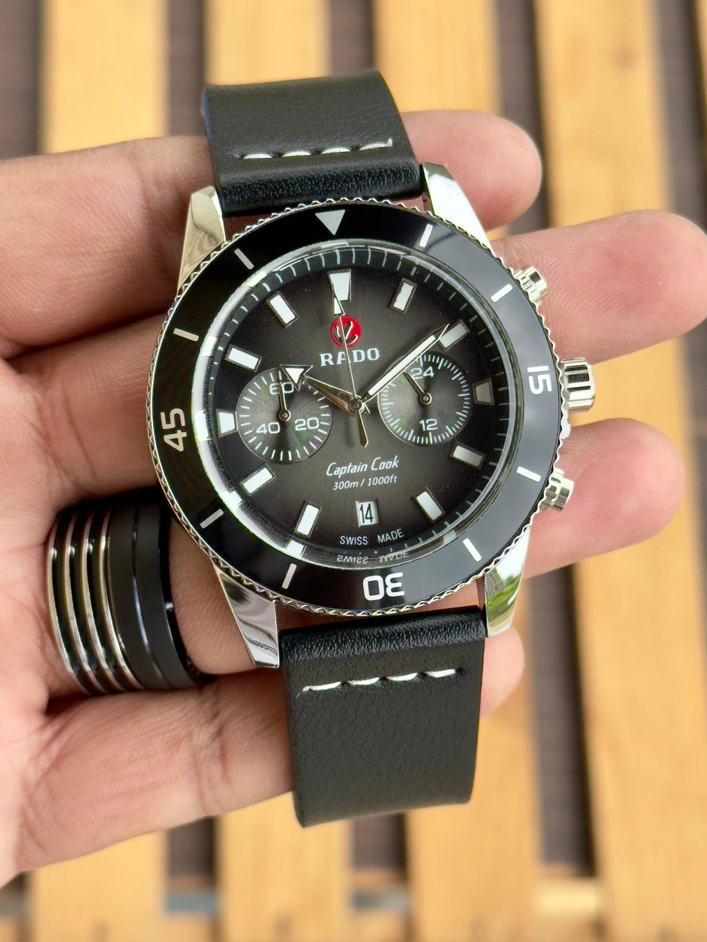 Rado Captain Cook Sunburst Dial