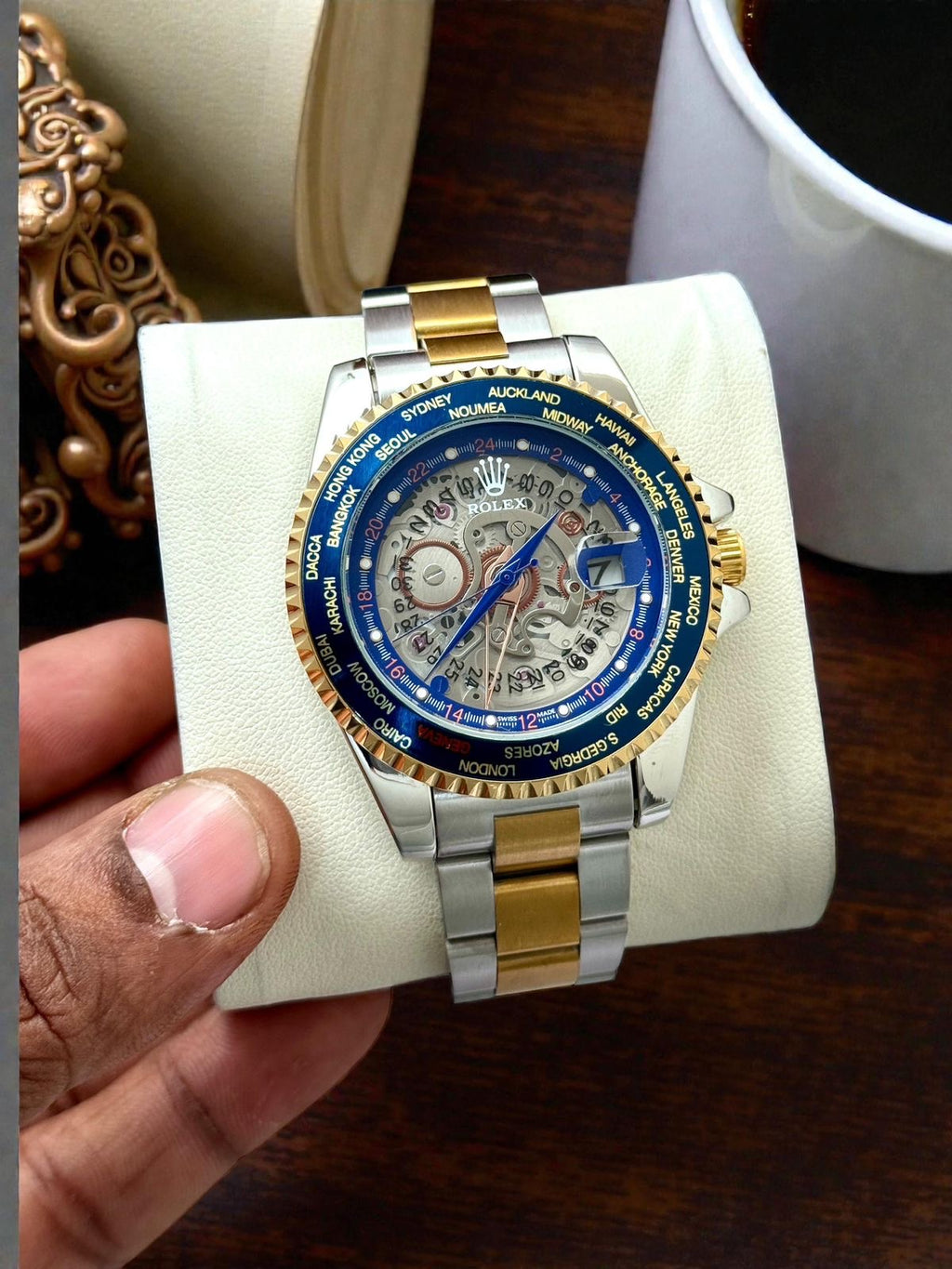 Rolex World Time Skeleton