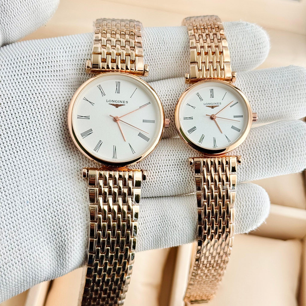 Longines Roman Dial Couple Watch