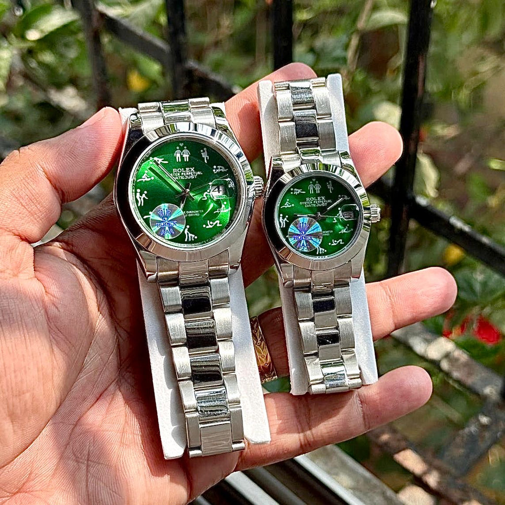 Rolex Tiffany Blue Couple Watch