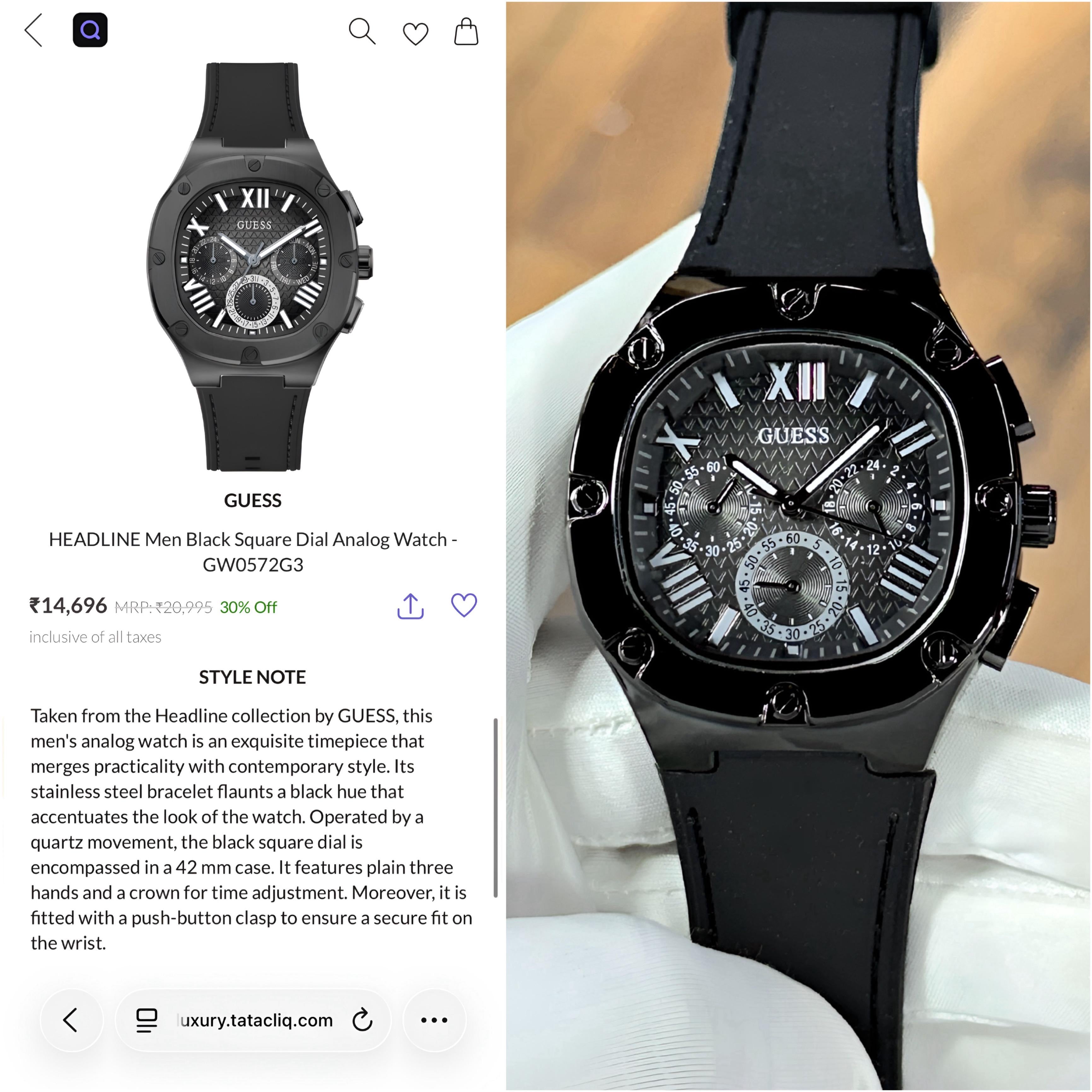 Guess Headline Chronograph