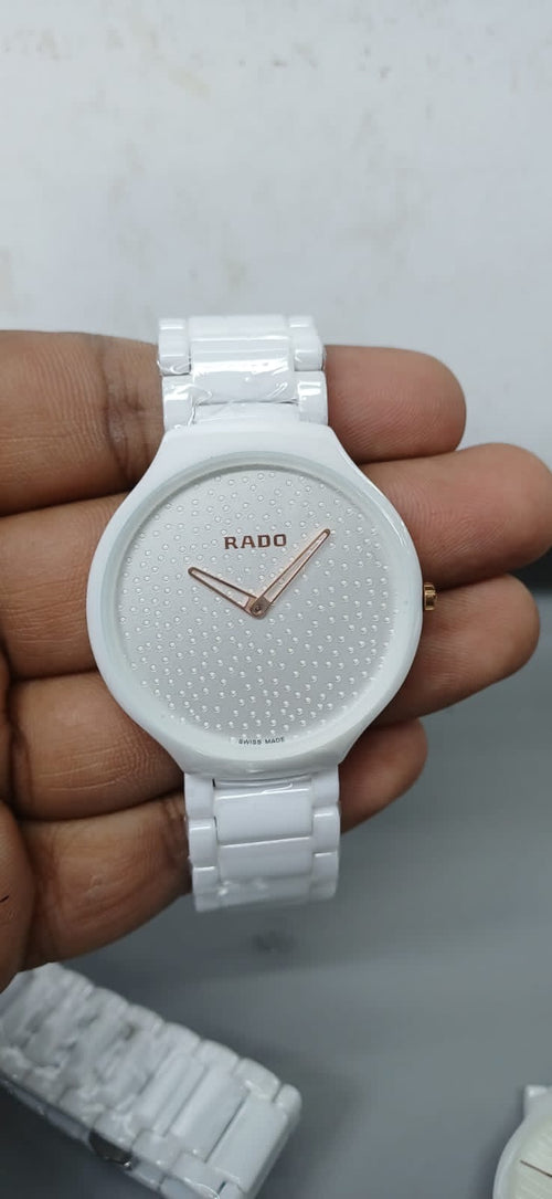Rado true Round thinline White Ceramic