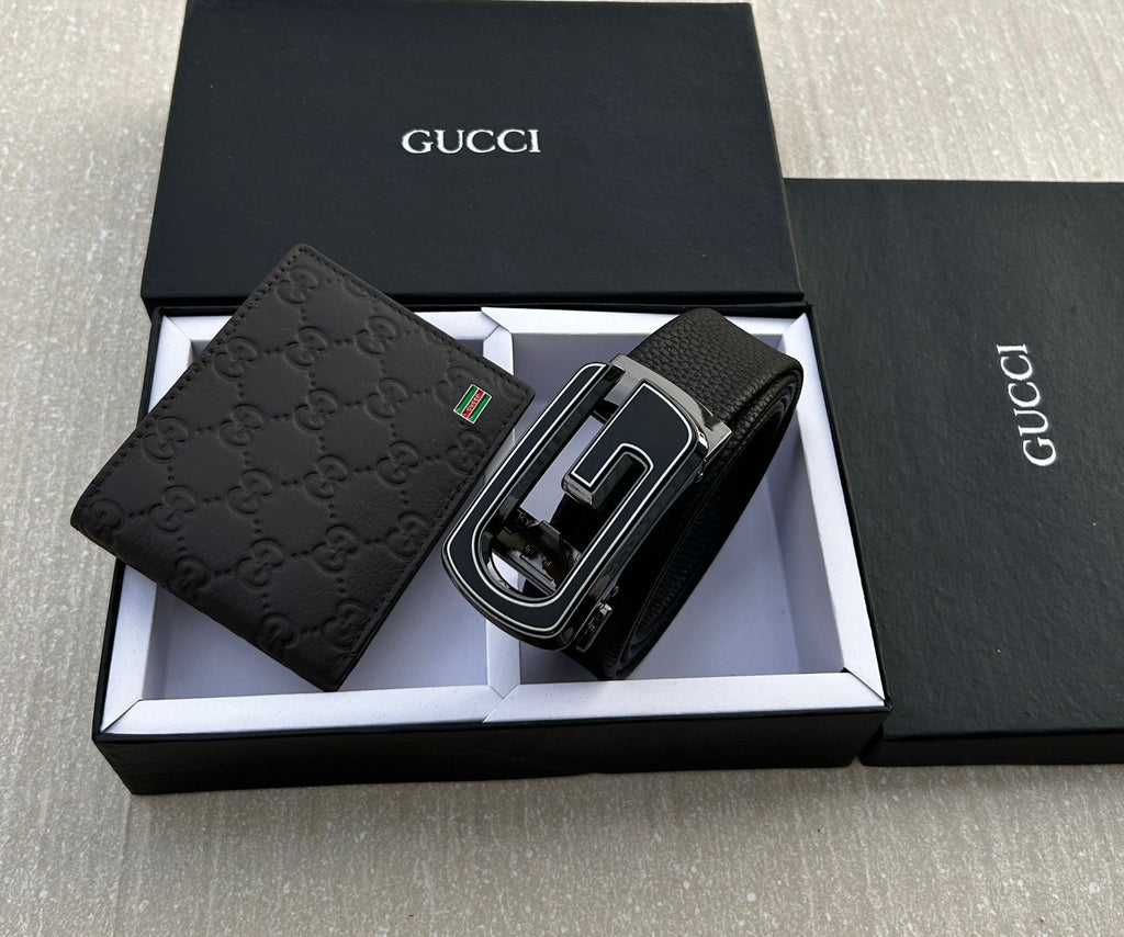 Gucci Wallet & Belt Combo