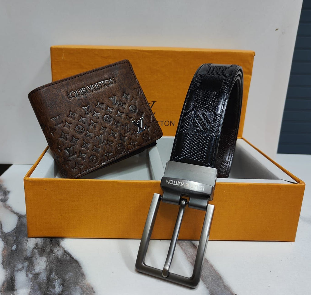 Louis Vuitton Wallet & Belt Combo