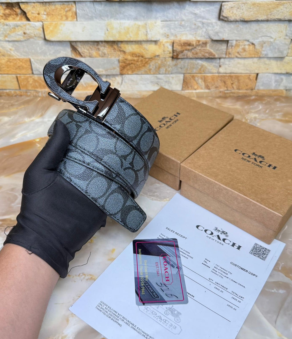 Coach Auto Lock Belt