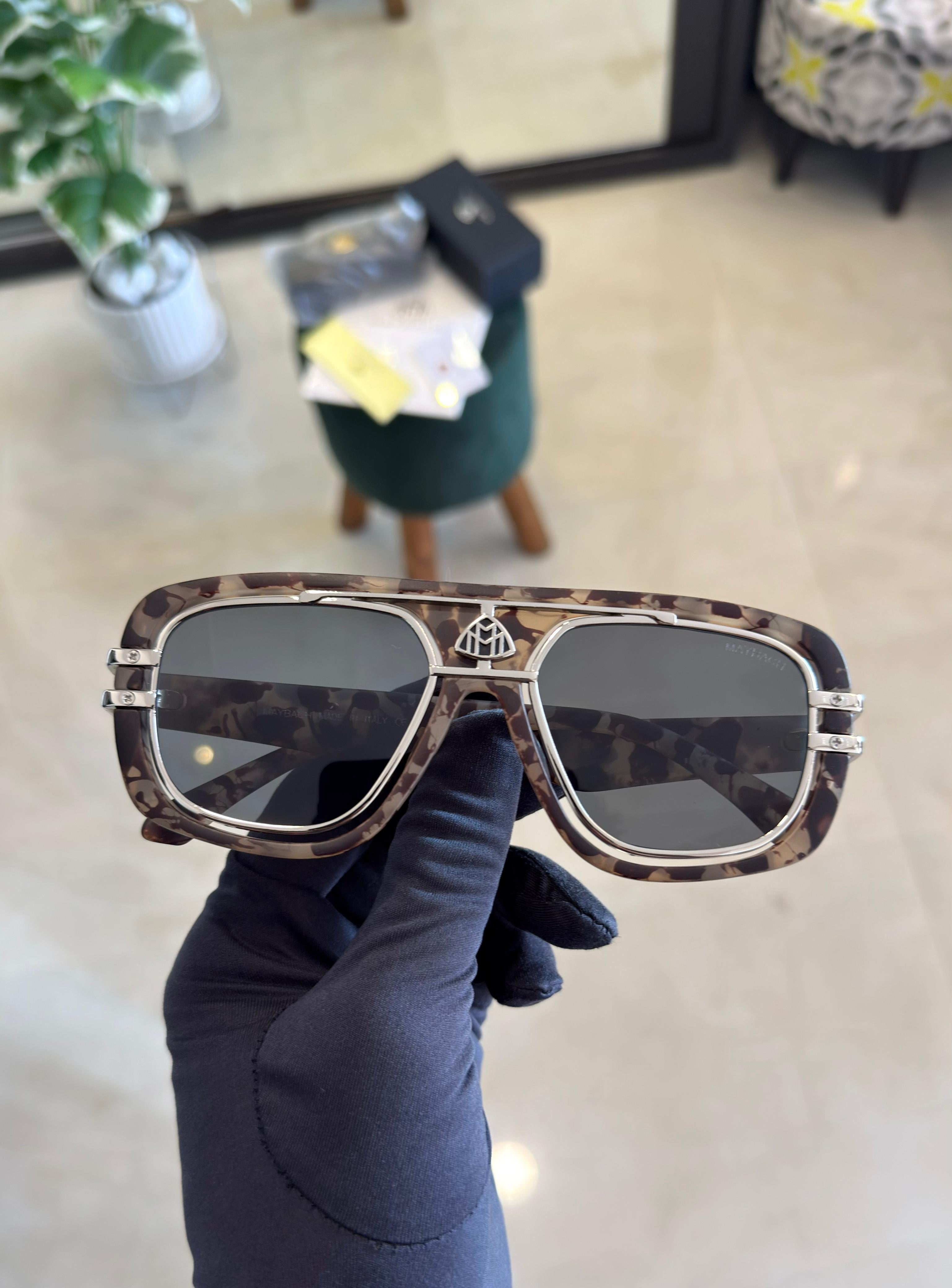 Maybach Brown Camouflage Sunglasses