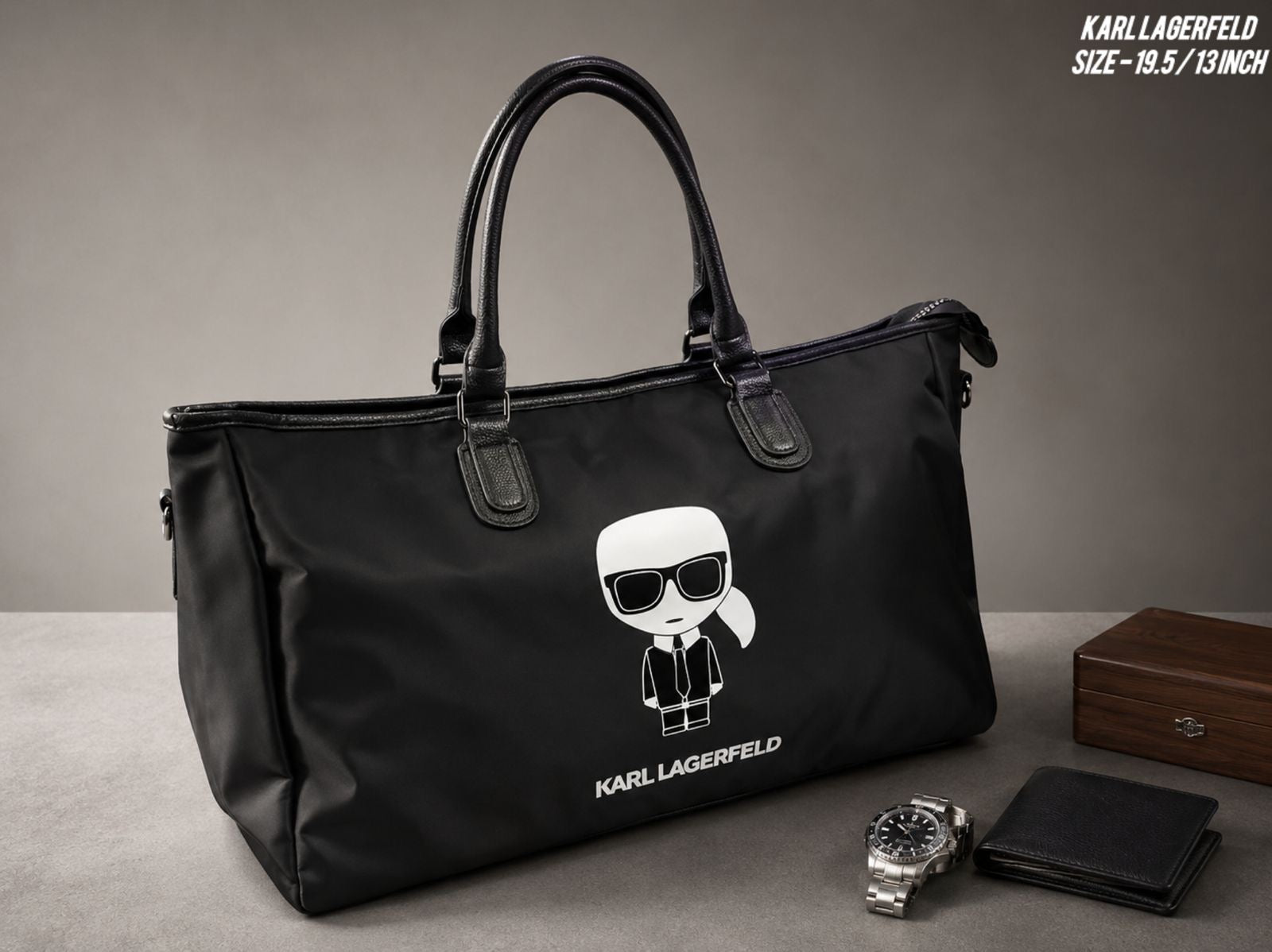 Karl Lagerfeld Ikonic 2.0 Large Duffel Bag