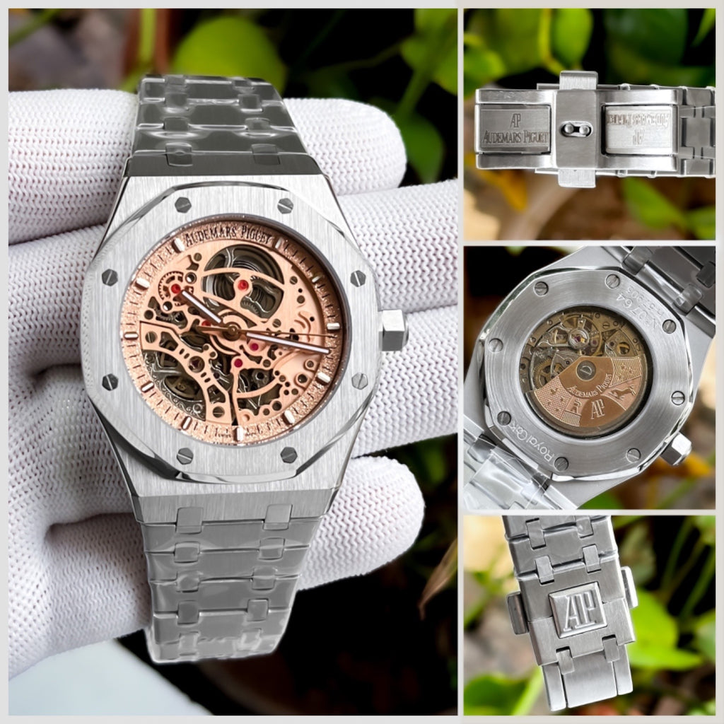 Audemars Piguet Royal Oak Skeleton Salmon