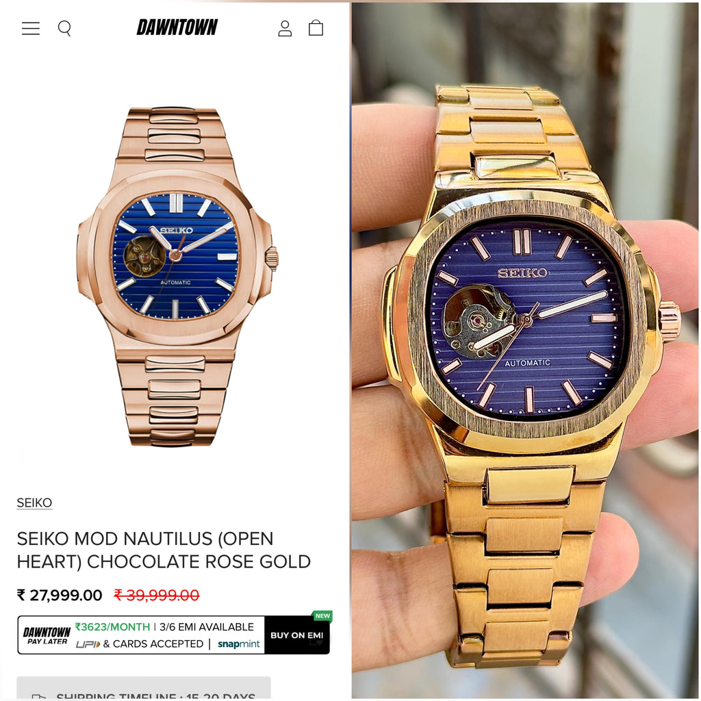 Seiko Nautilus Open Heart