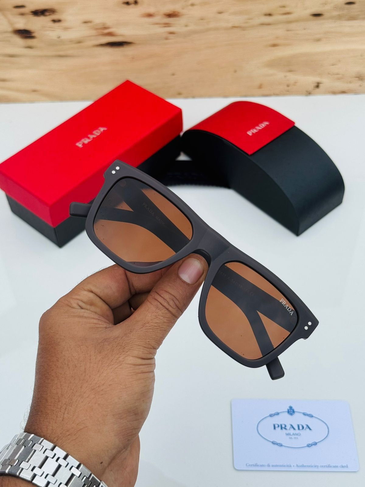 Prada Unisex Sunglasses