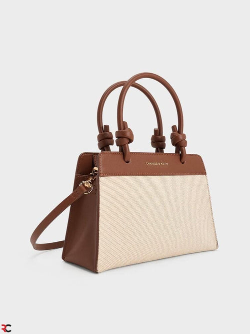 Charles & Keith Sabine Handle Medium Tote Bag