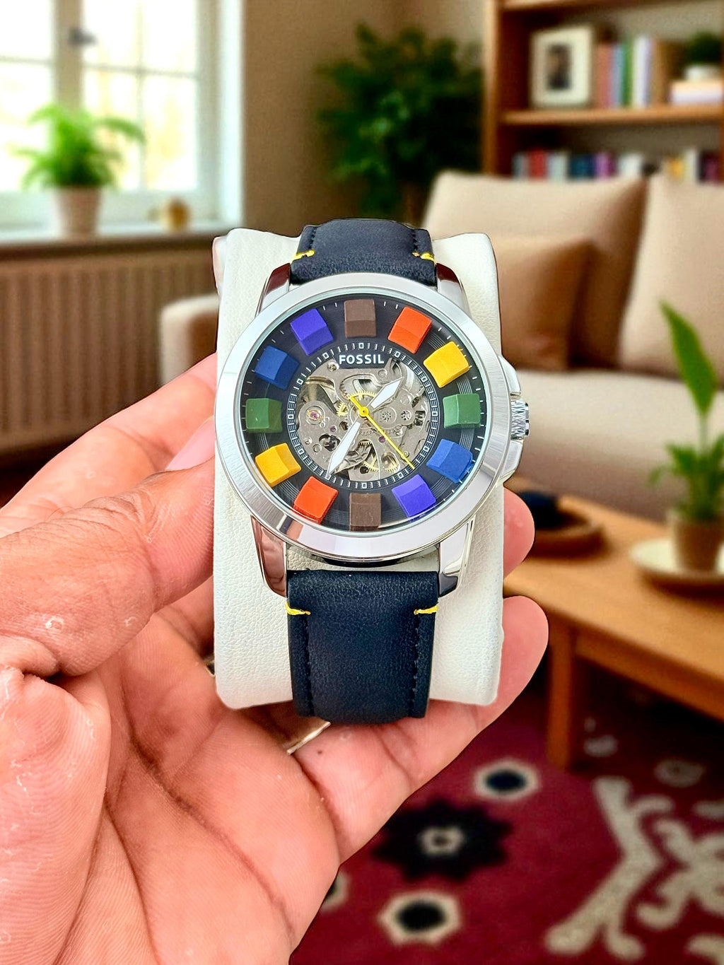 Fossil Grant Automatic Multicolour Skeleton Dial Series