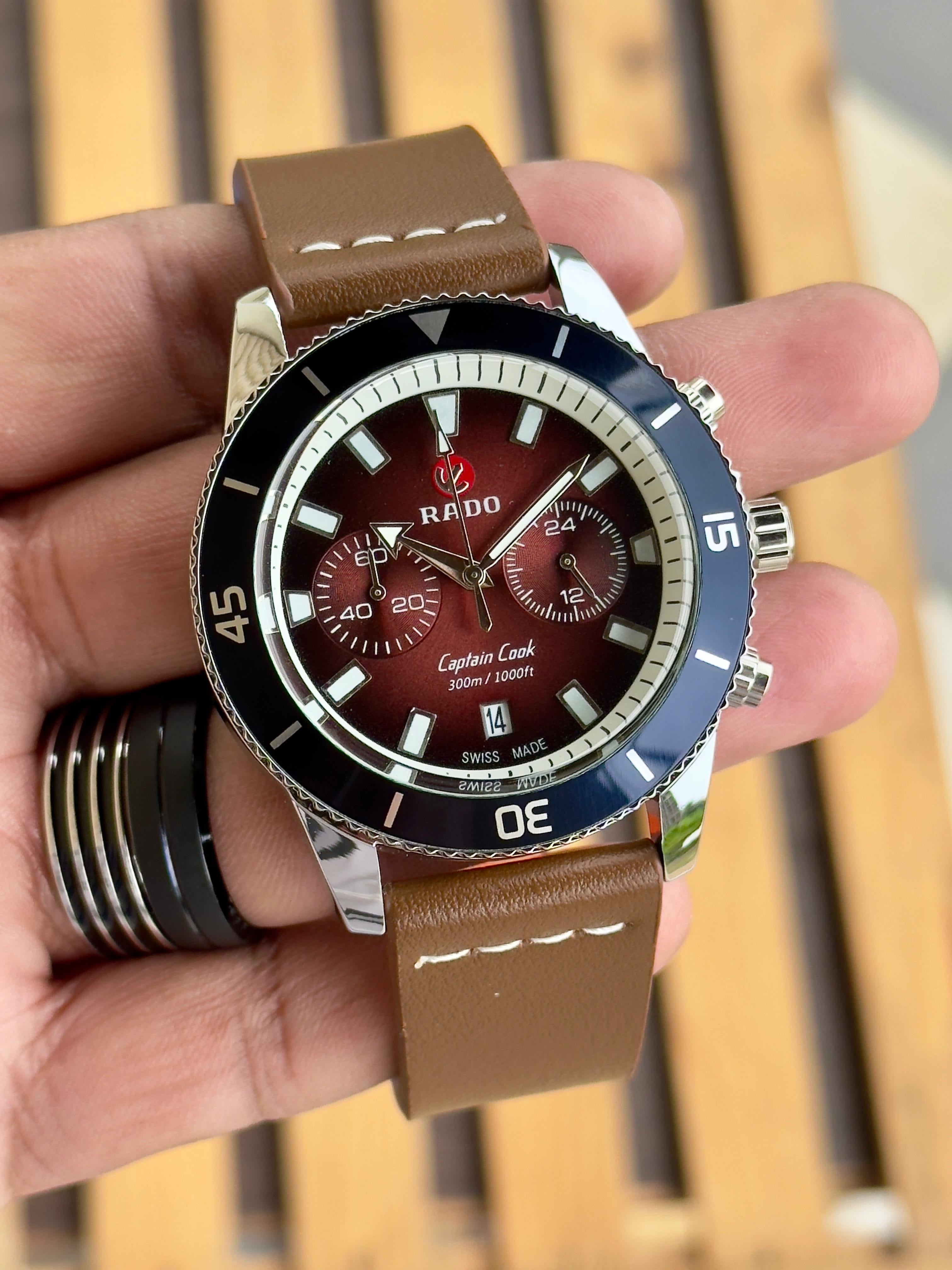 Rado Captain Cook Sunburst Dial