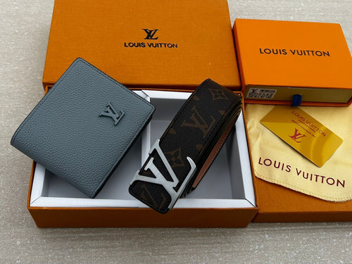 Louis Vuitton Wallet & Belt Combo