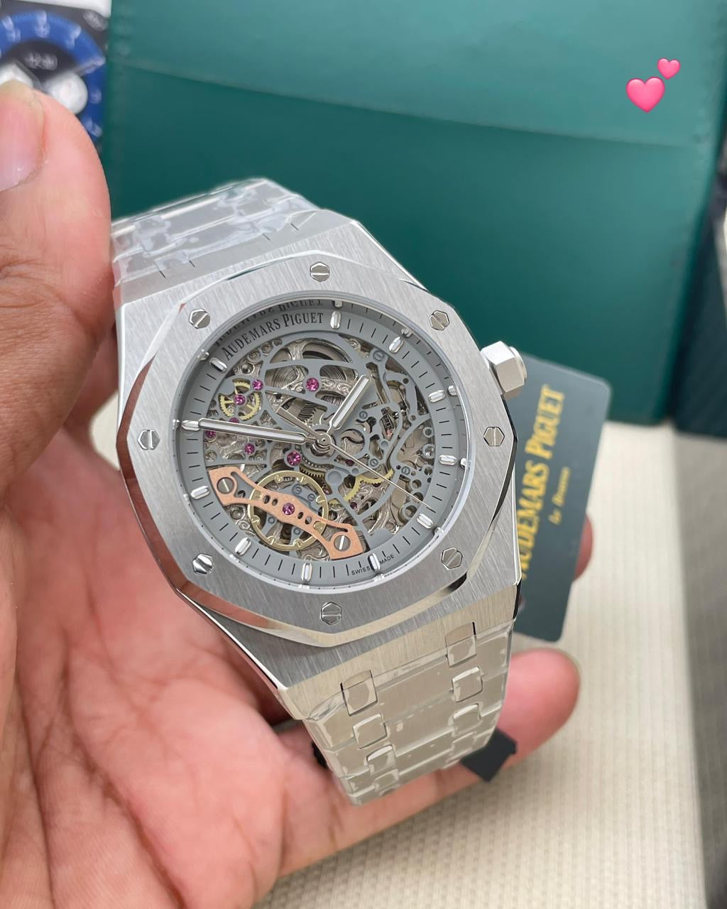 Audemars Piguet Royal Oak Skeleton Salmon