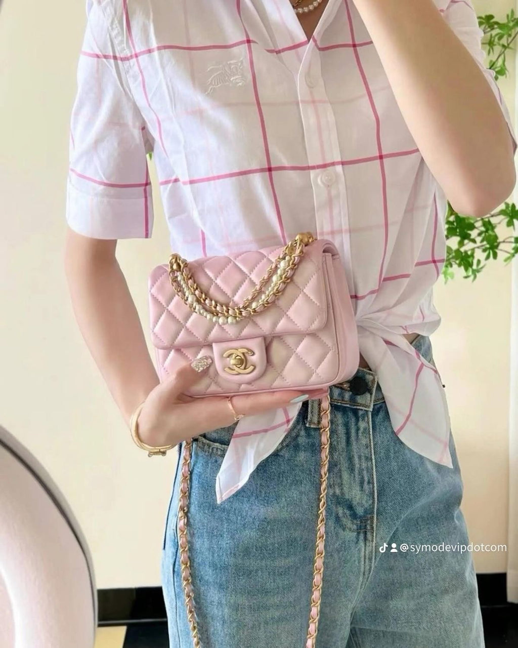 Chanel Pearl Mini Flap Bag