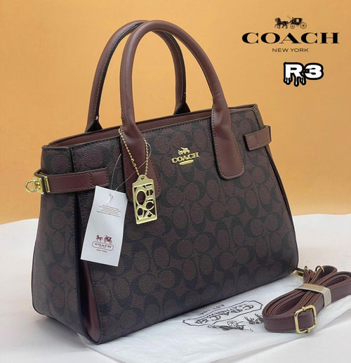 Coach Signature Canvas Tote Bag