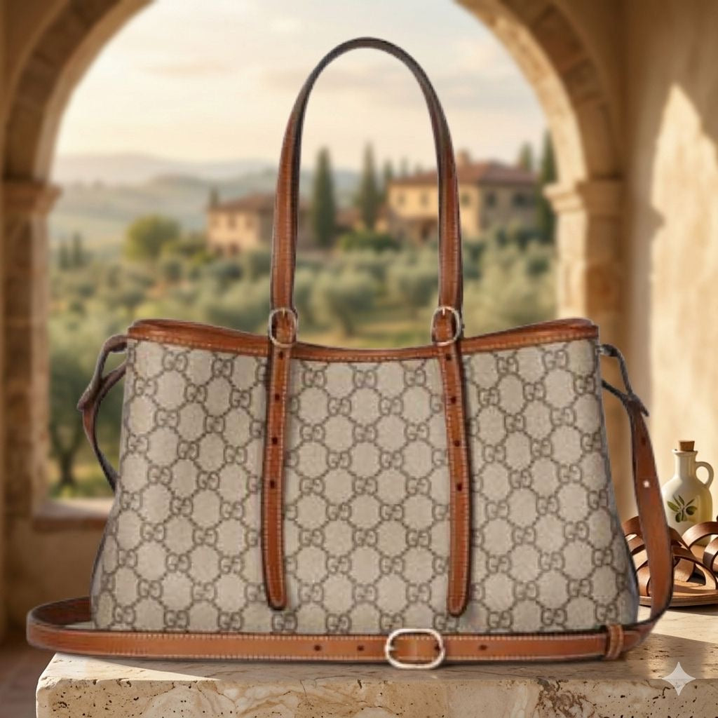 Gucci Padlock GG Emblem Medium Tote Bag