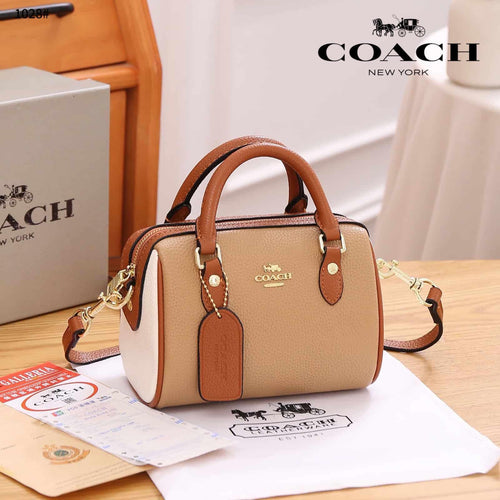 Coach Mini Rowan Satchel Signature Chambray