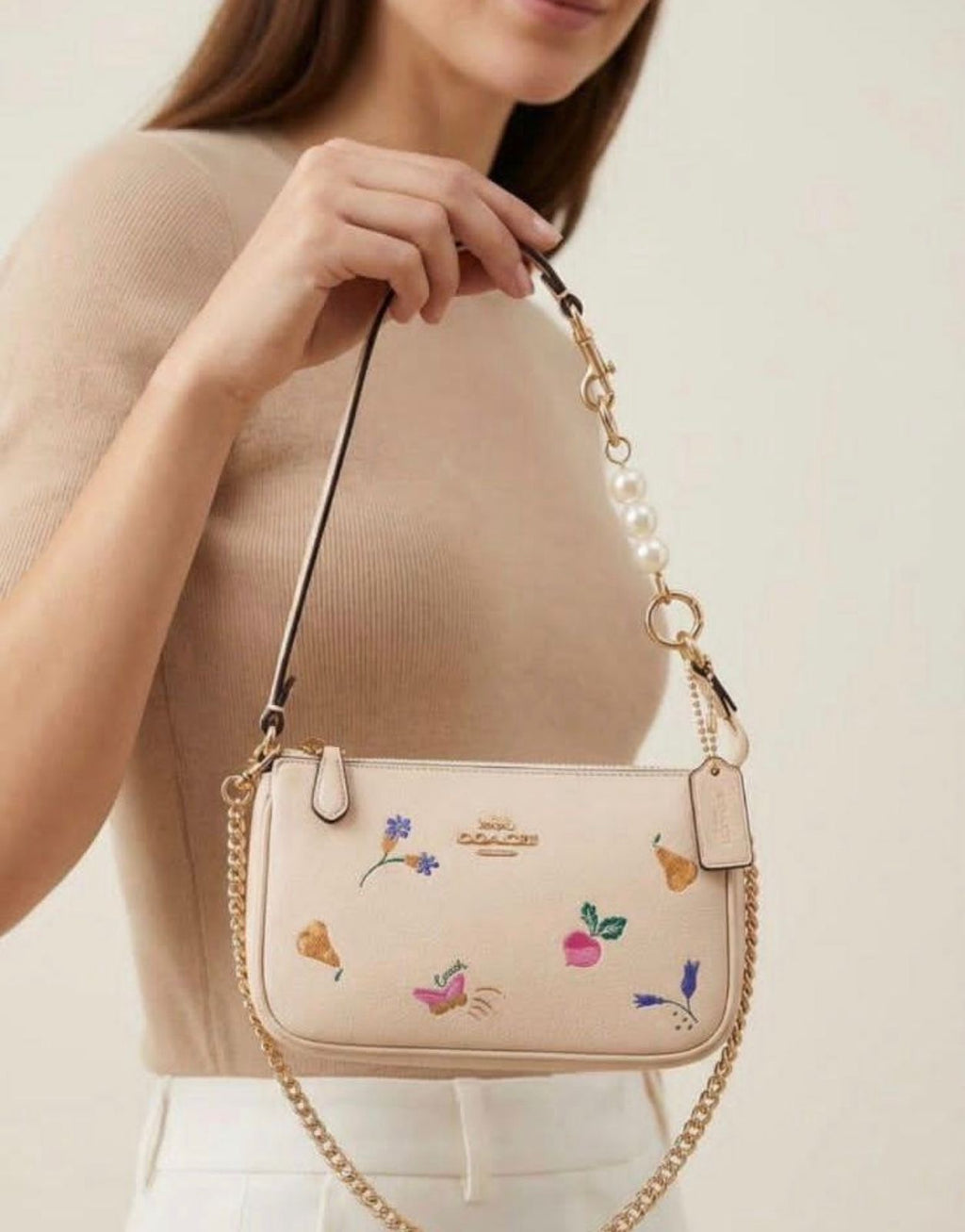 Coach Nolita Daisy Applique Bag