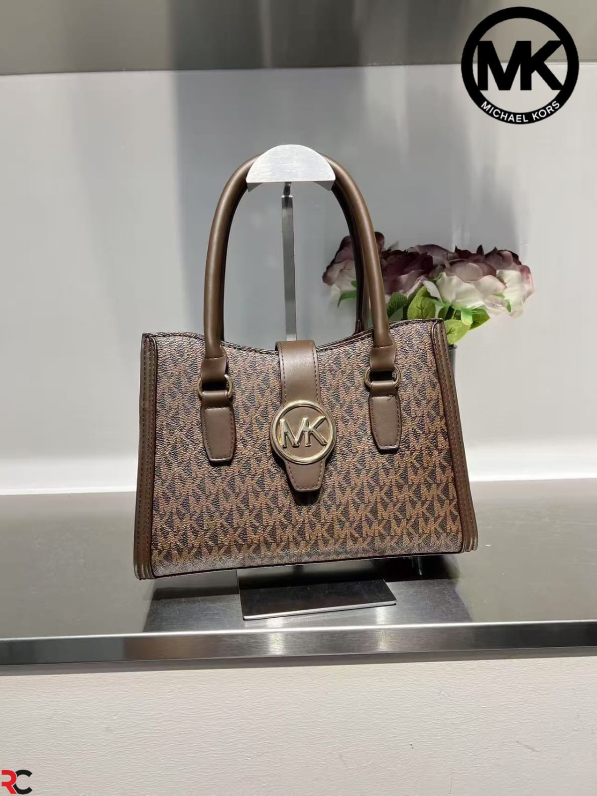 Michael Kors Gabby Small Logo Medium Satchel