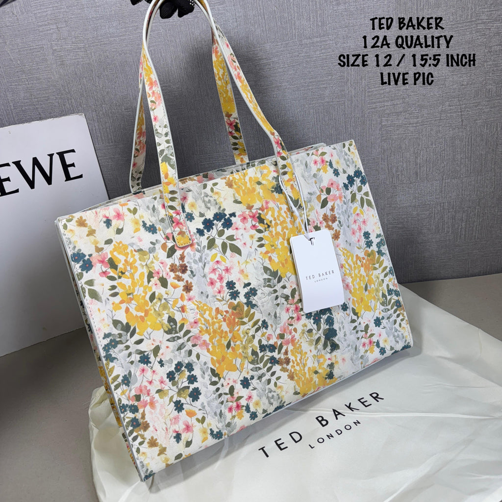 Ted Baker Floral Print Tote Bag