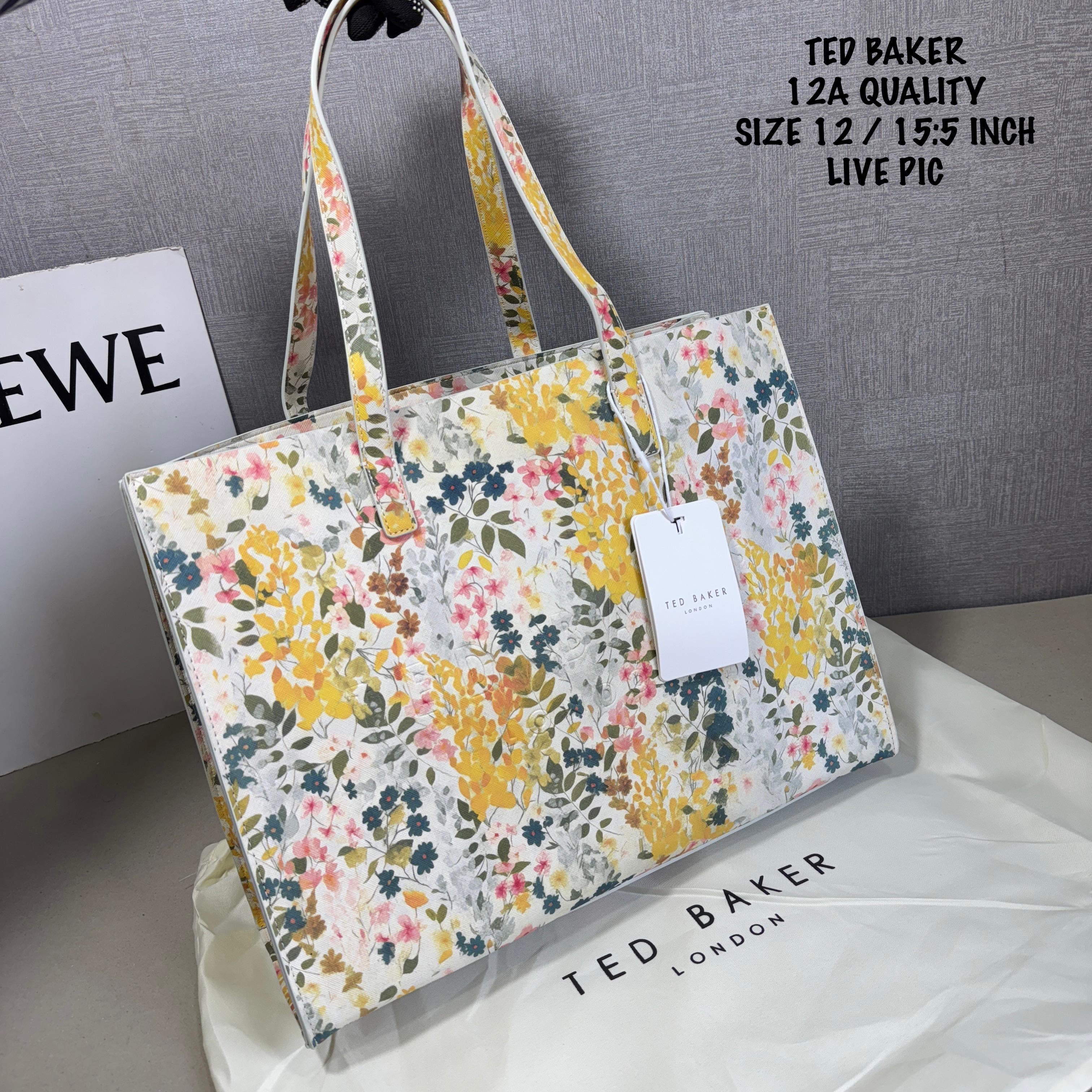 Ted Baker Floral Print Tote Bag