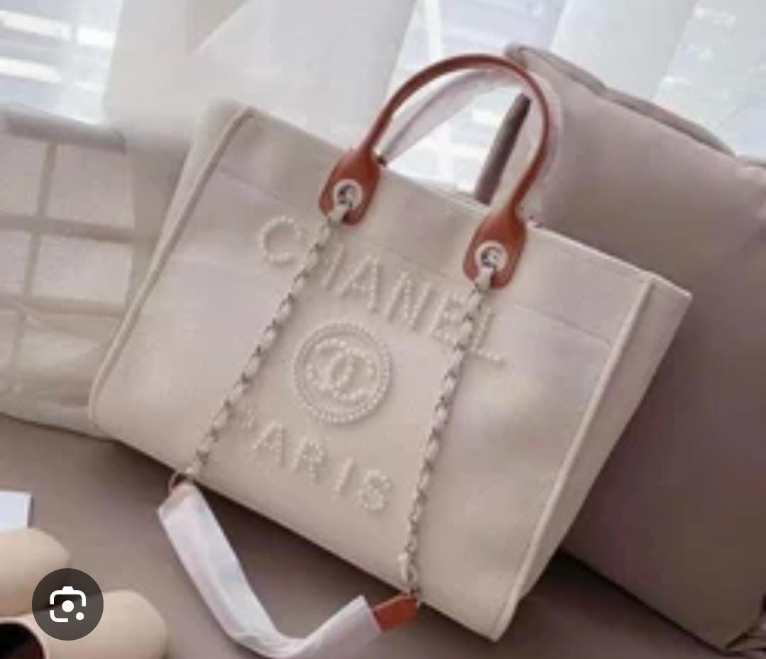 Chanel Deauville Large Size Tote Bag