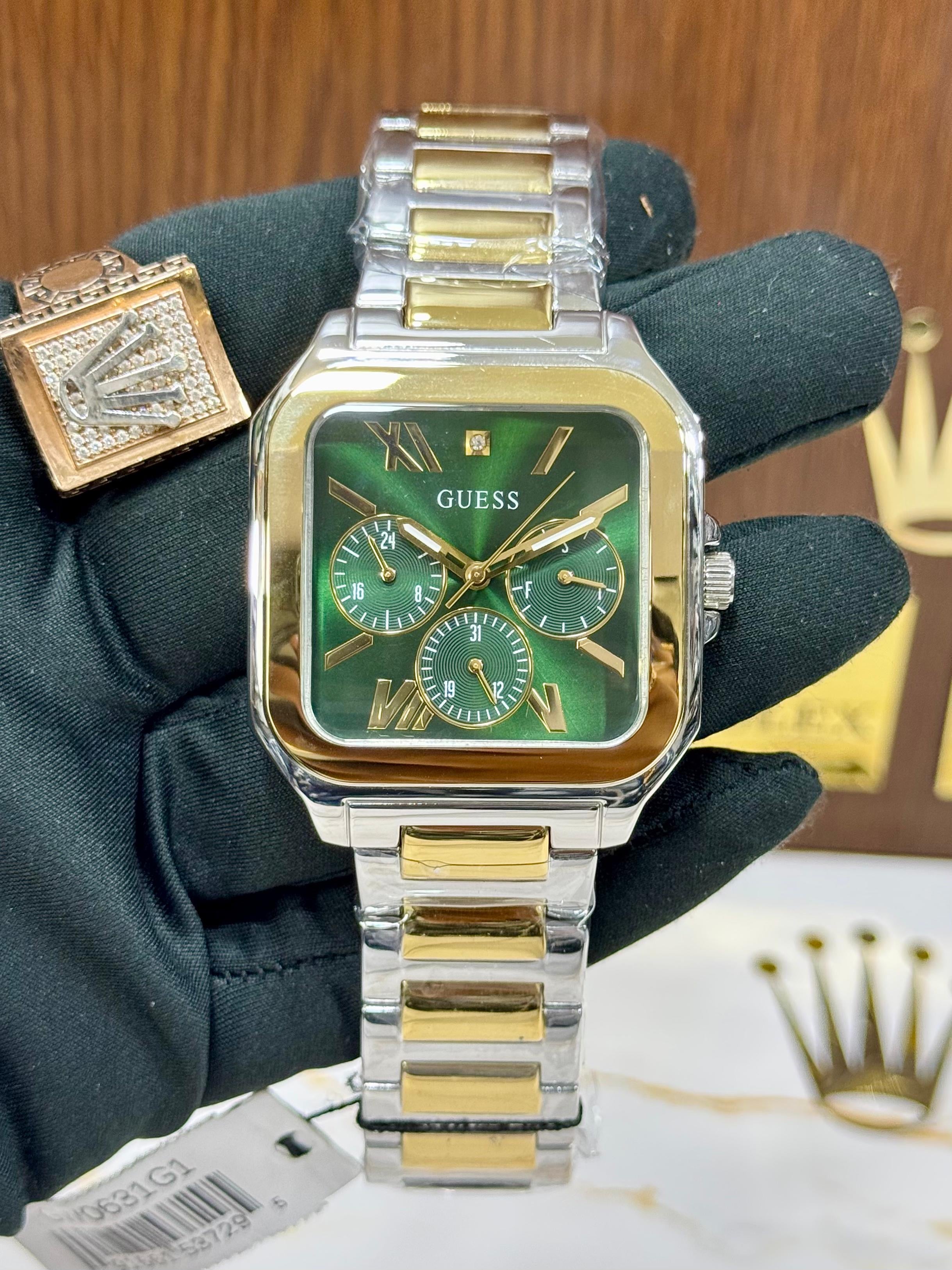 Guess Square Green Dial Edition
