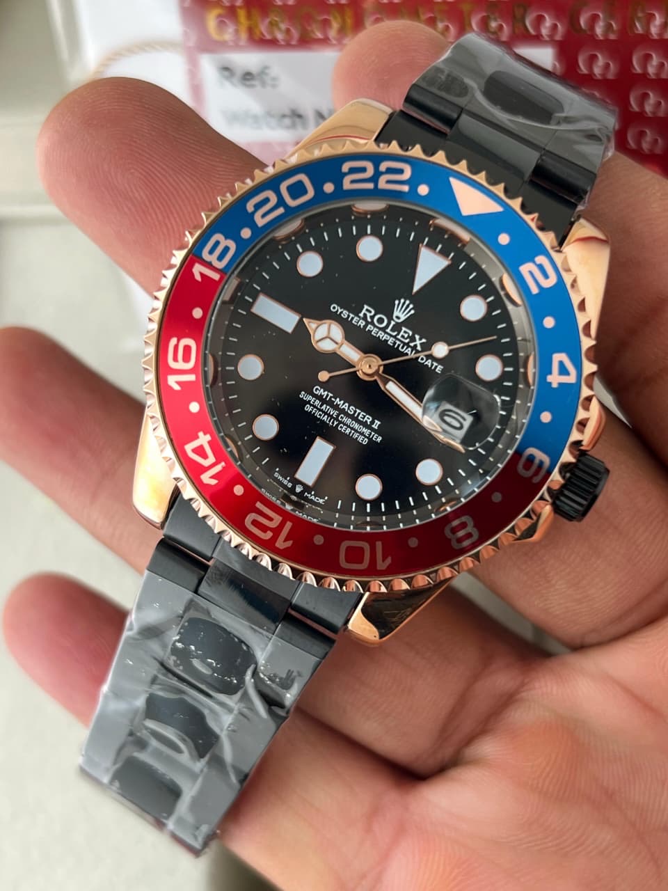Rolex GMT II Ever gold silver