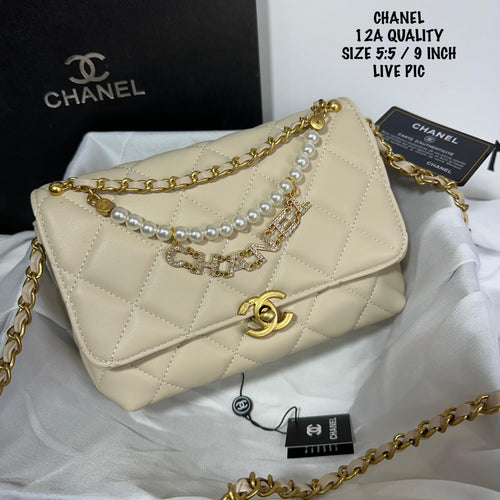 Chanel Pearl Mini Twist Flap Bag