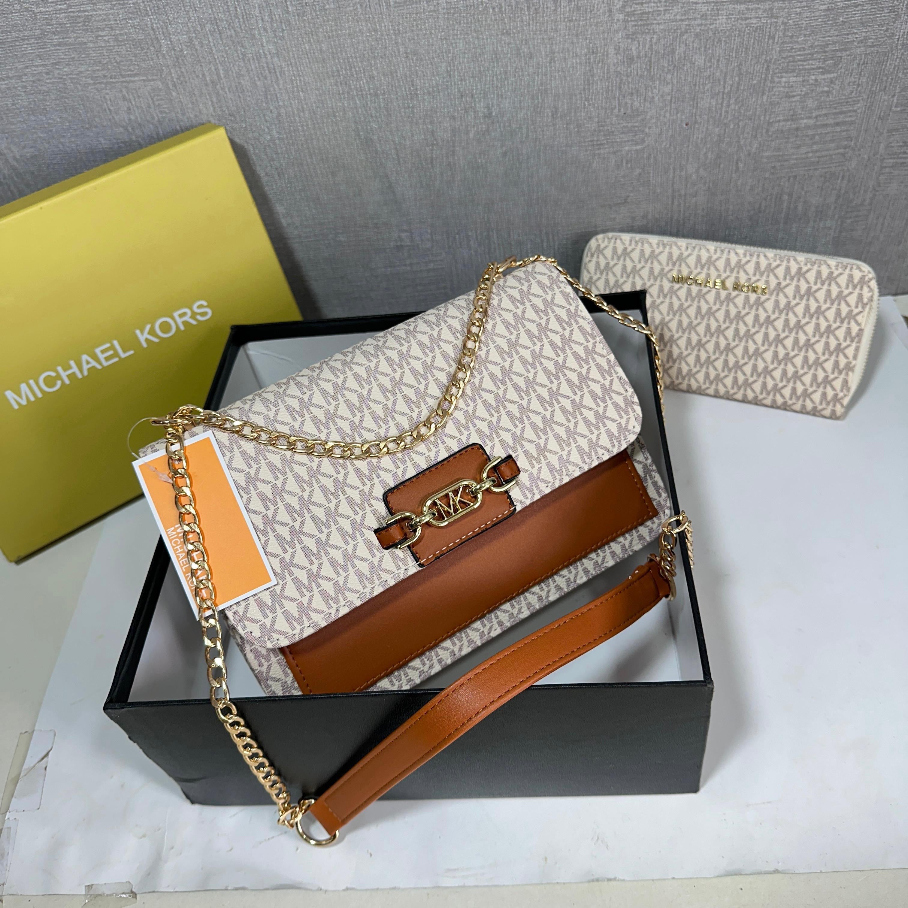 Michael Heather Large Logo Shoulder Bag