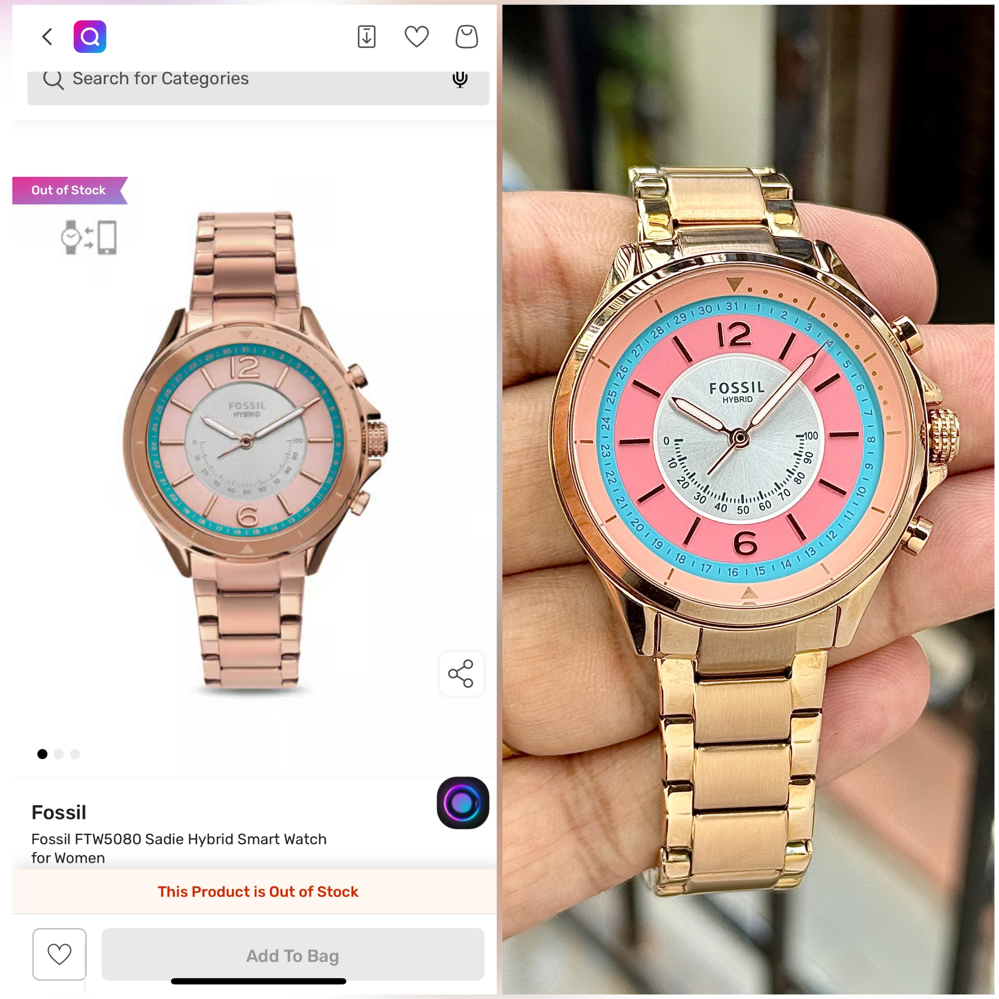 Fossil Sadie Edition