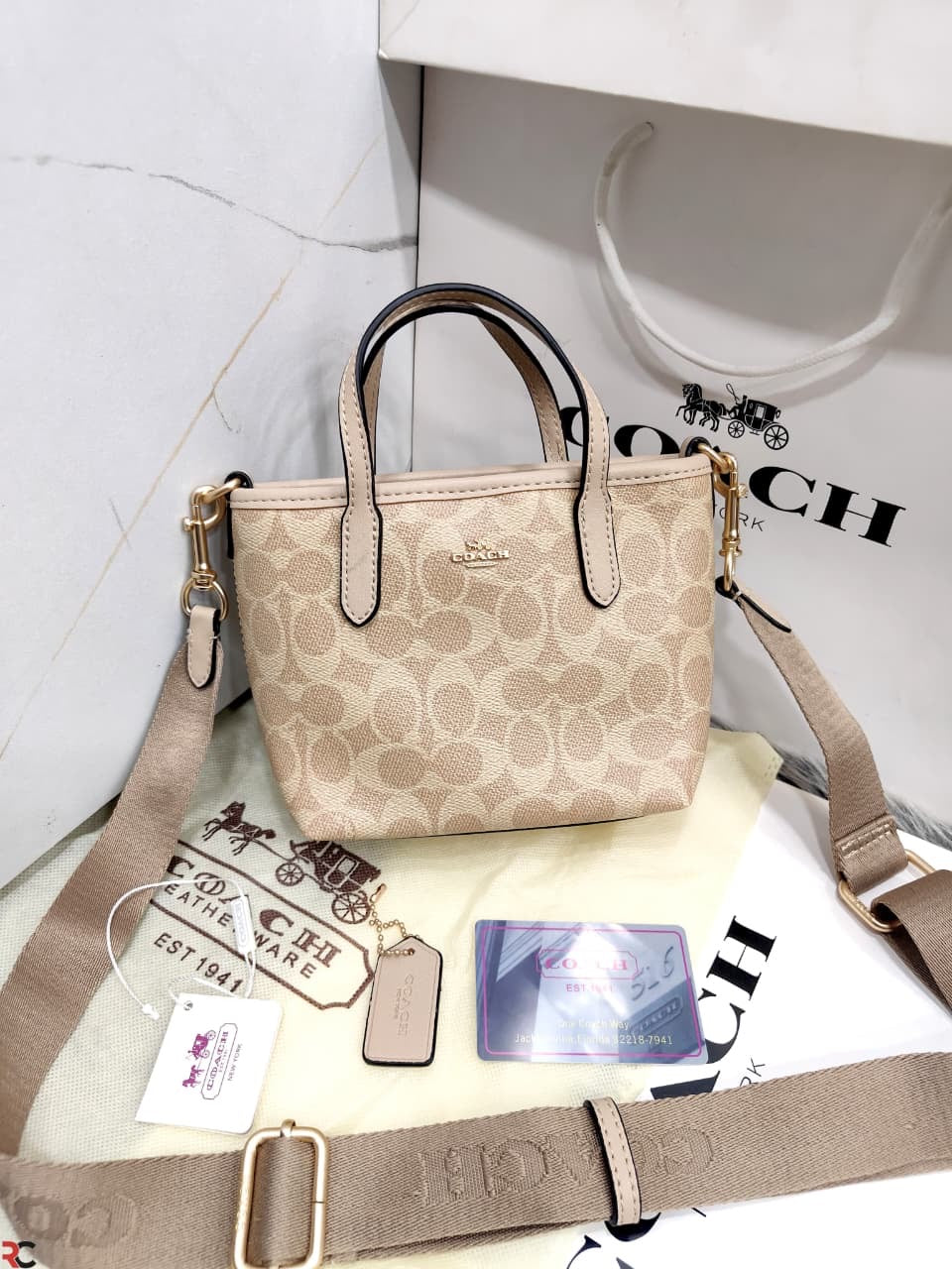 Coach City Mini Tote Bag