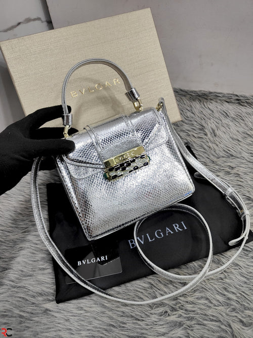 Bvlgari Serpenti Handle Top Handbag