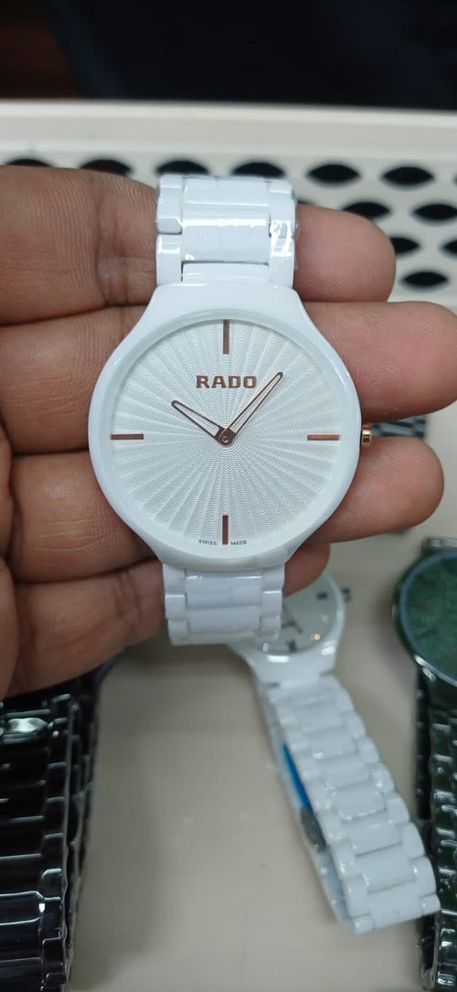 Rado true Round thinline White Ceramic