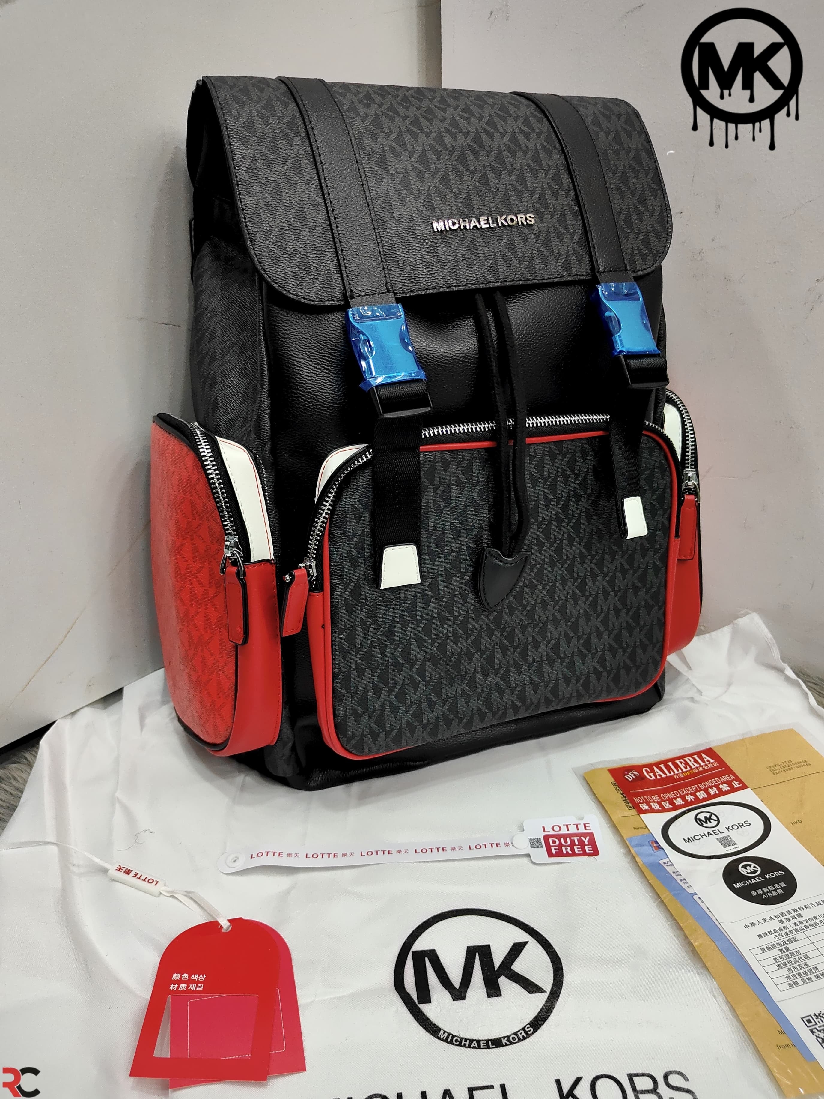 Michael Kors Cooper Logo Signature Canvas Backpack