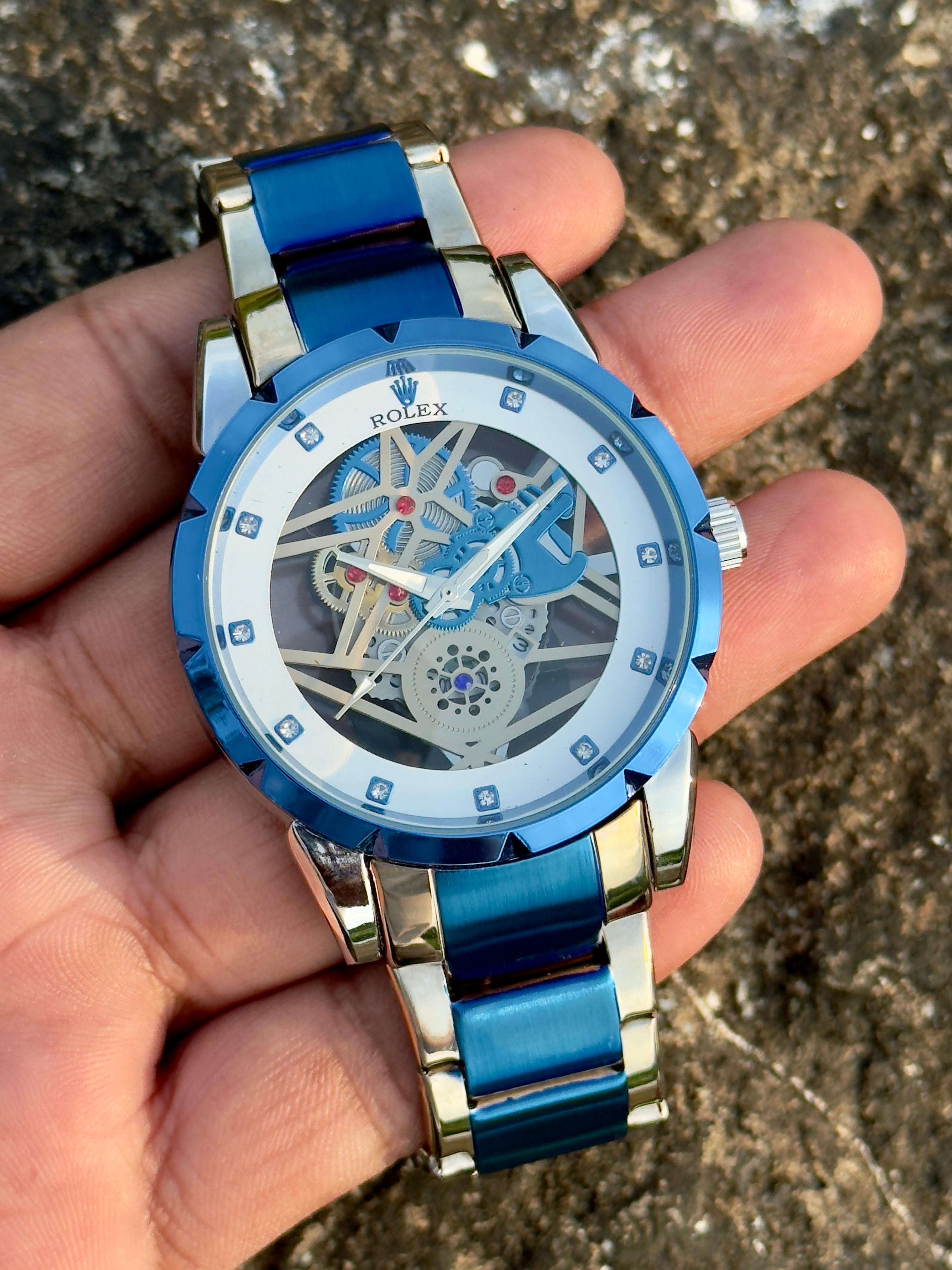 Rolex Silver Blue