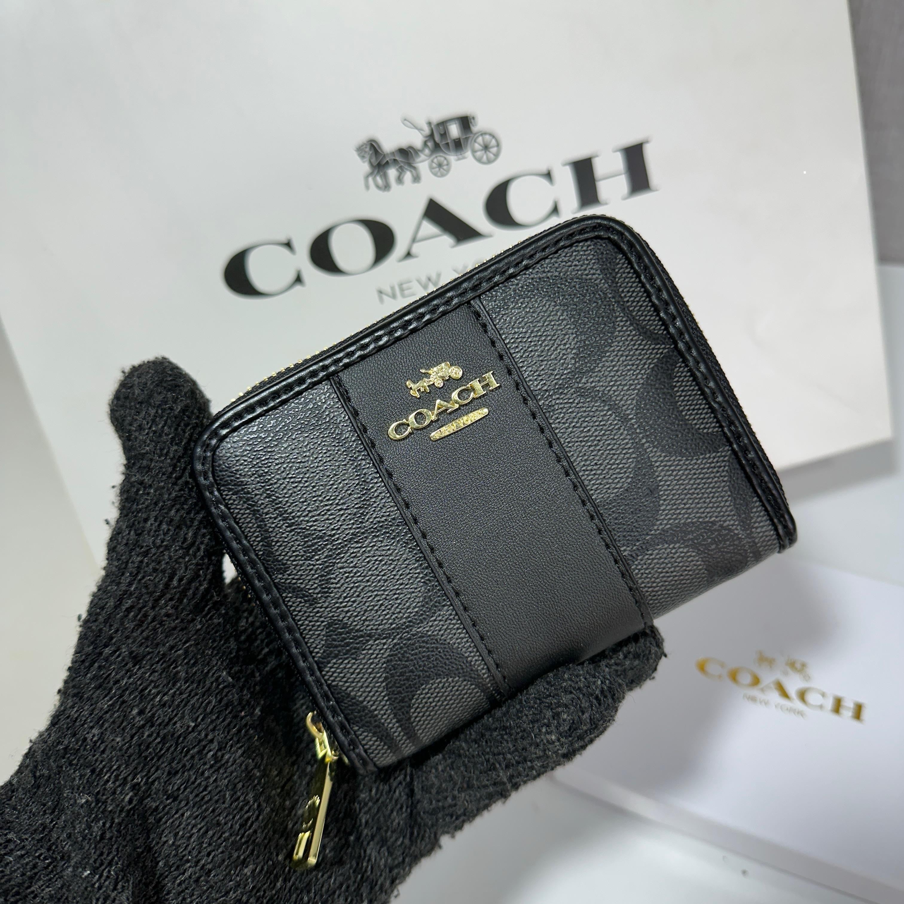 Coach Mini Zipper Wallet